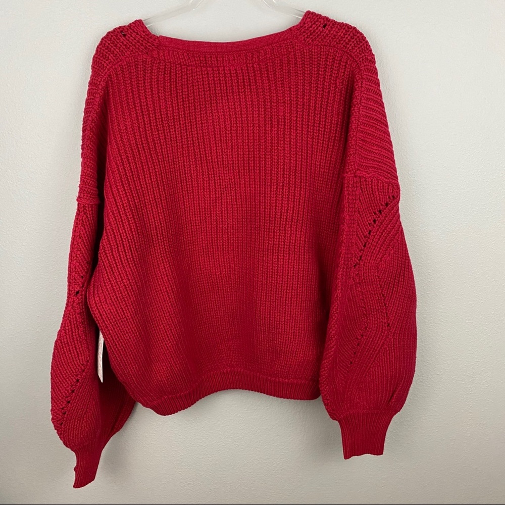 Free People • All Day Long V Neck Sweater - Picture 8 of 9